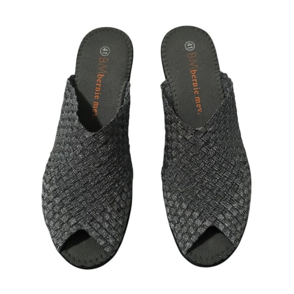 Bernie Mev Cyrene Womens Pewter Peep Toe Sandals EU Size 41  US Size 11 - Picture 9 of 9